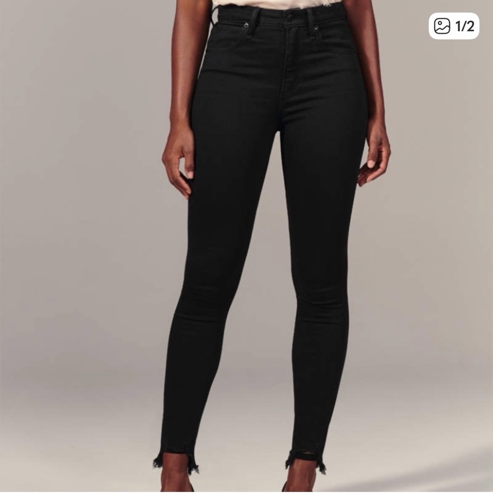 Abercrombie & Fitch Super Skinny Ankle High Rise Curve Love